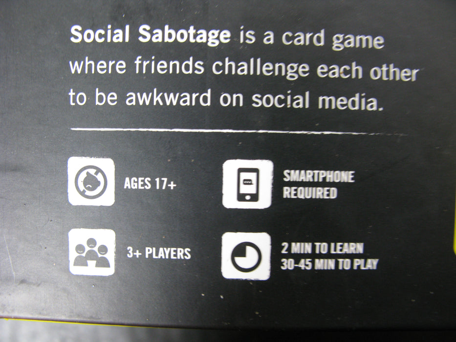 Social Sabotage Game