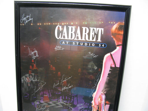 Framed and Signed Cabaret At Studio 54 Poster
