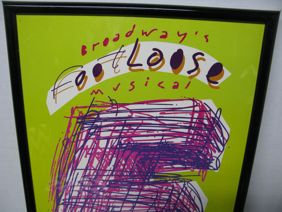 Framed Broadway's Footloose Musical Poster