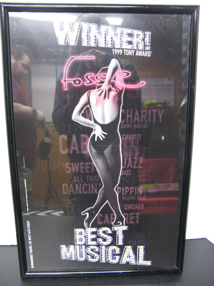 Framed Winner! 1999 Tony Award Fosse Best Musical Poster