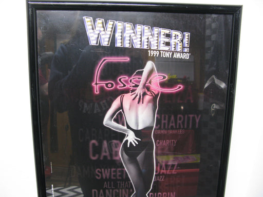 Framed Winner! 1999 Tony Award Fosse Best Musical Poster