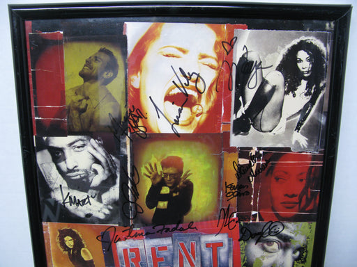 Framed and Signed Rent Poster