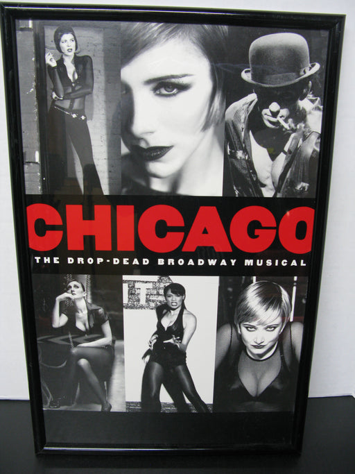 Framed Chicago The Drop-Dead Broadway Musical Poster