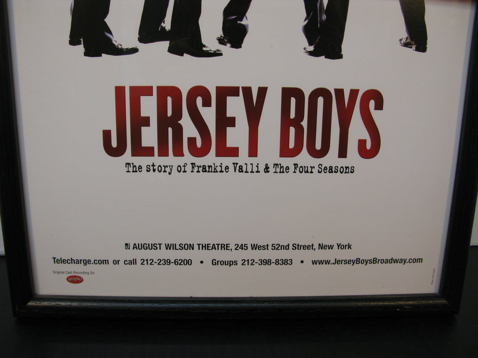 Framed Jersey Boys Poster