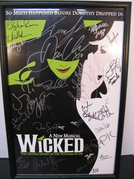 Framed and Signed A New Musical Wicked Poster