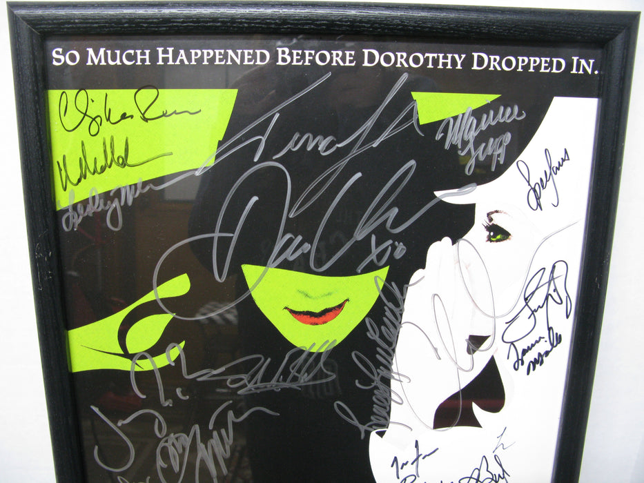 Framed and Signed A New Musical Wicked Poster