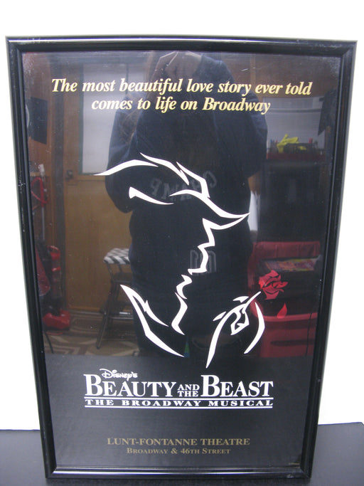 Framed Disney's Beauty and the Beast the Broadway Musical Poster