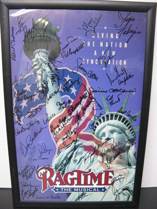 Framed and Signed Ragtime the Musical Poster