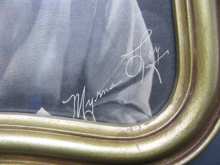 Vintage Framed Portrait of Myrna Loy