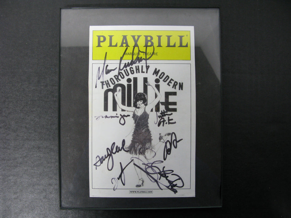 Playbill Signed Marquis Theatre Thoroughly Modern Millie