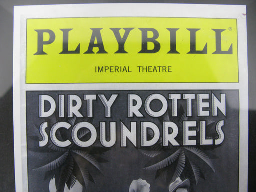 Playbill Imperial Theatre Dirty Rotten Scoundrels