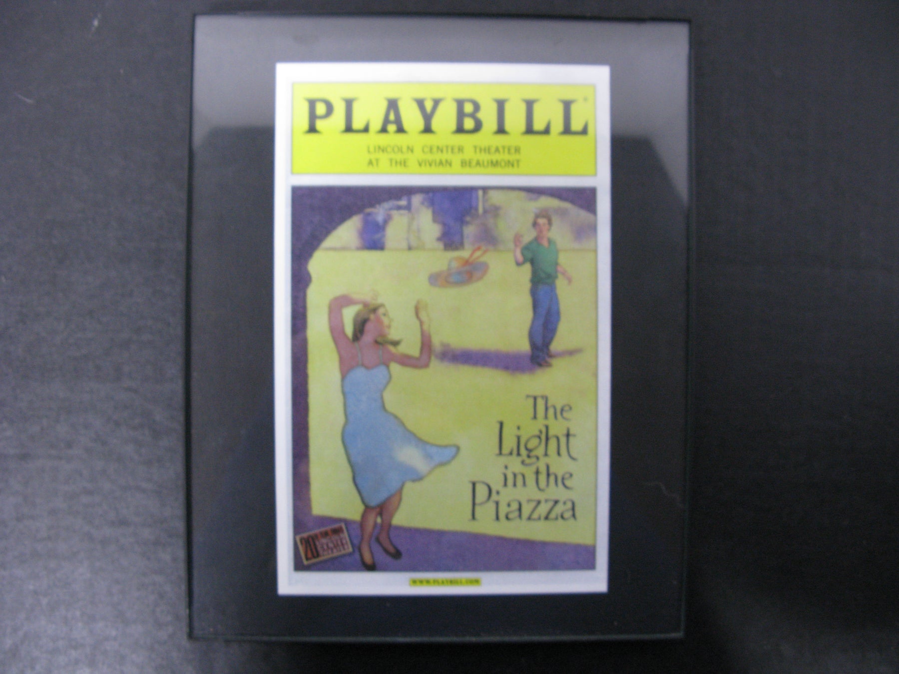 Playbill Lincoln Center Theatre at the Vivian Beaumont the Light in the Piazza
