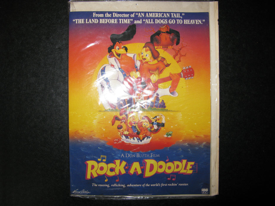 Rock-A-Doodle Card and 3 Posters