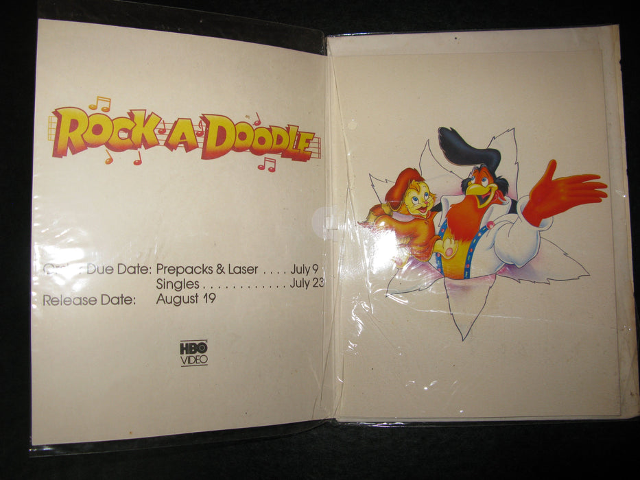 Rock-A-Doodle Card and 3 Posters