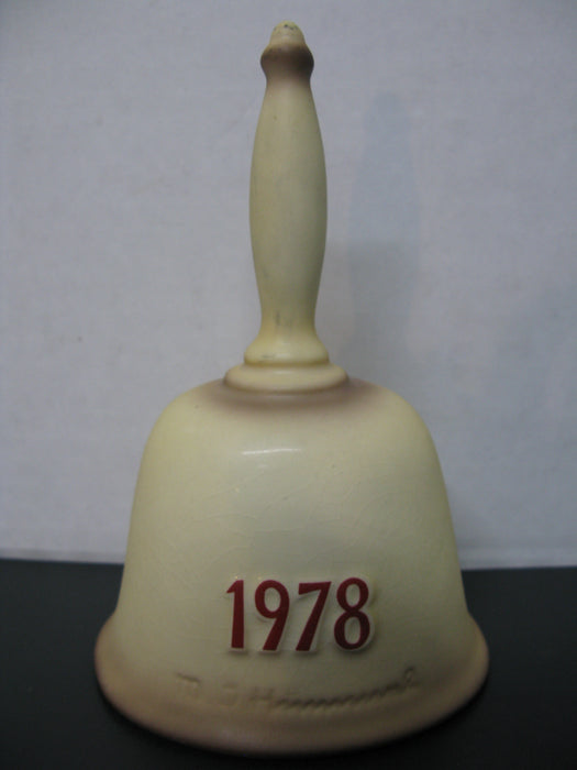 4 Handcrafted Goebel Annual Bells