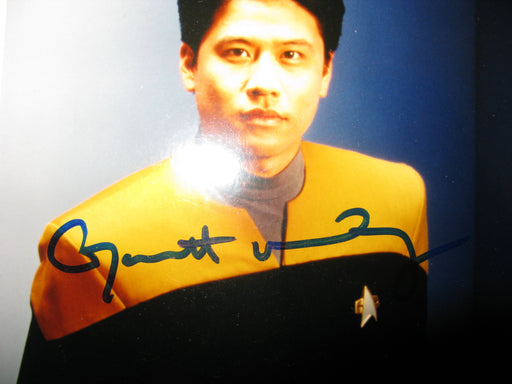Star Trek Voyager Signed Autograph Photo by Garrett Wang