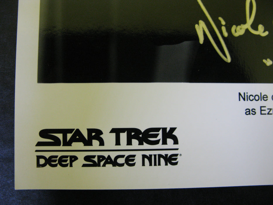 Star Trek Deep Space Nine Nicole Deboer Signed Autographed Photo