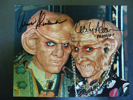 Star Trek Cecily Adams and Armin Shimerman Signed Autographed Photo