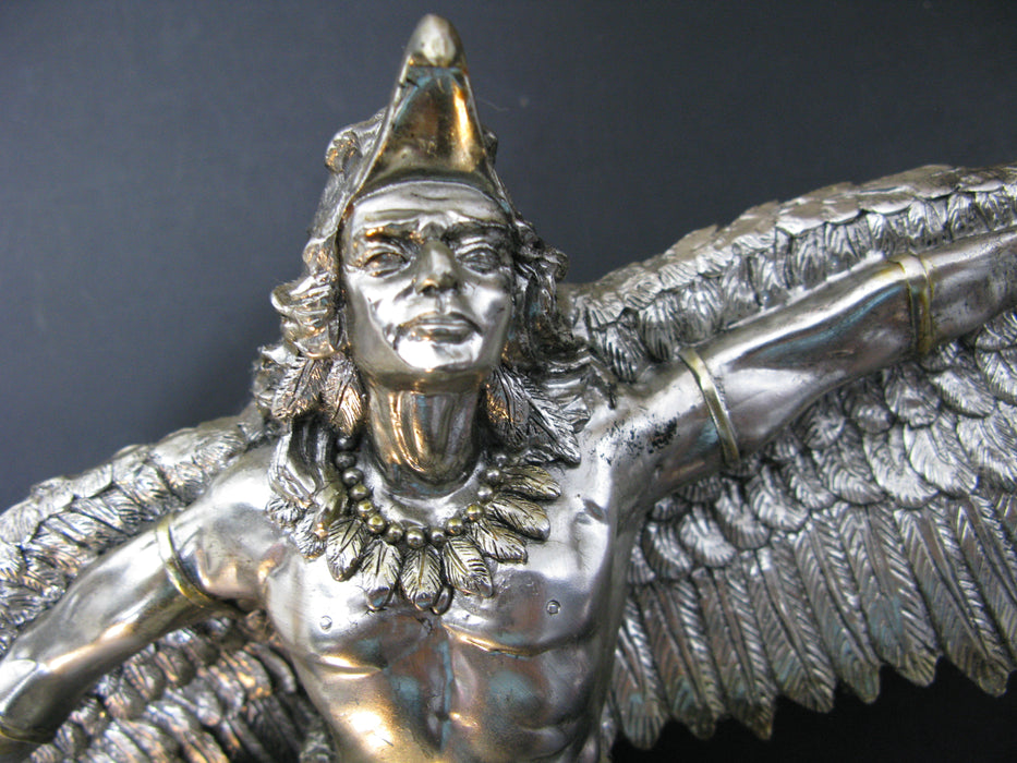 Silver Eagle Dancer Native Indian Sculpture W. Anina Collection