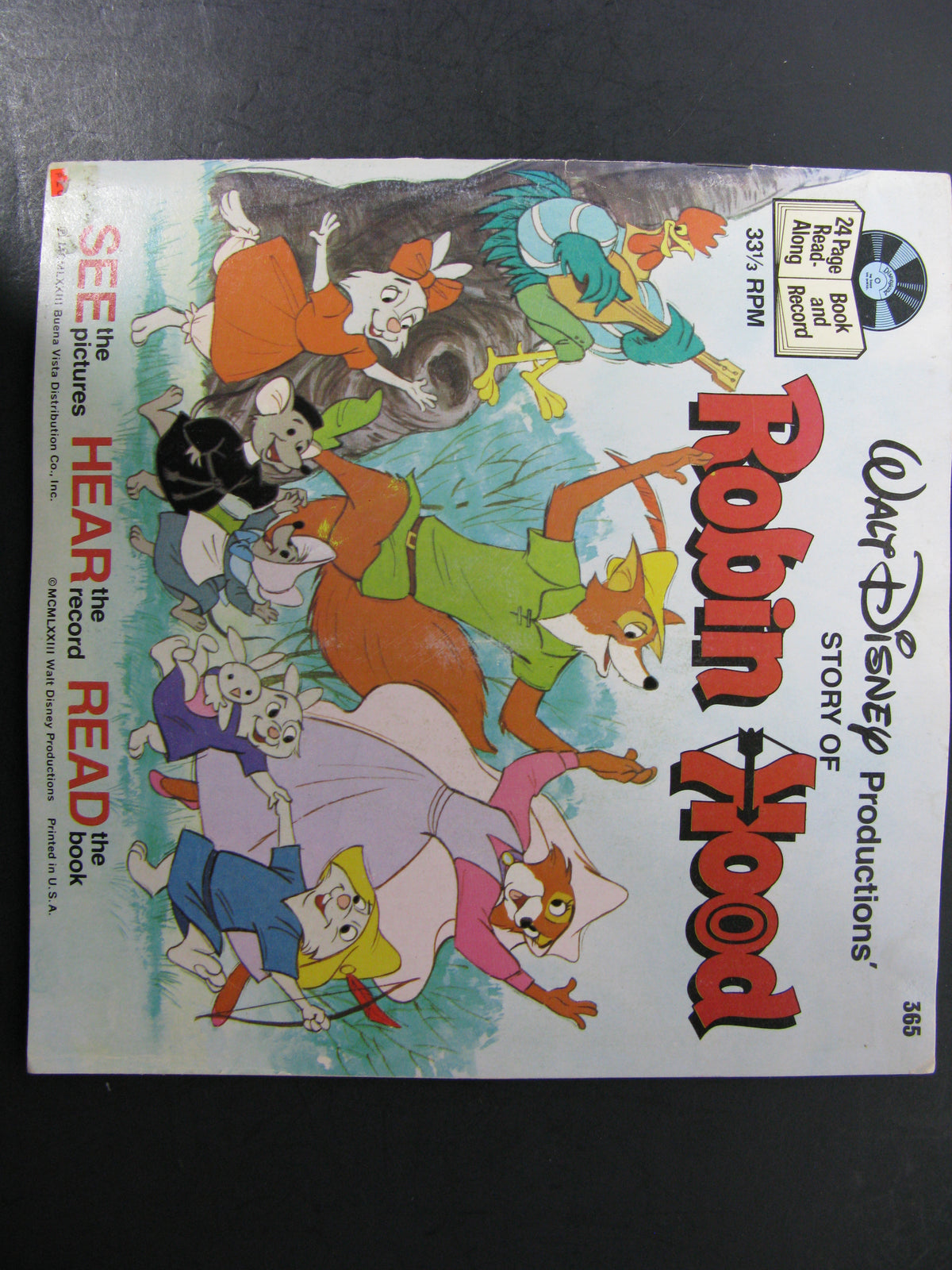 Walt Disney Productions' Story of Robin Hood Book with Record — The Pop ...