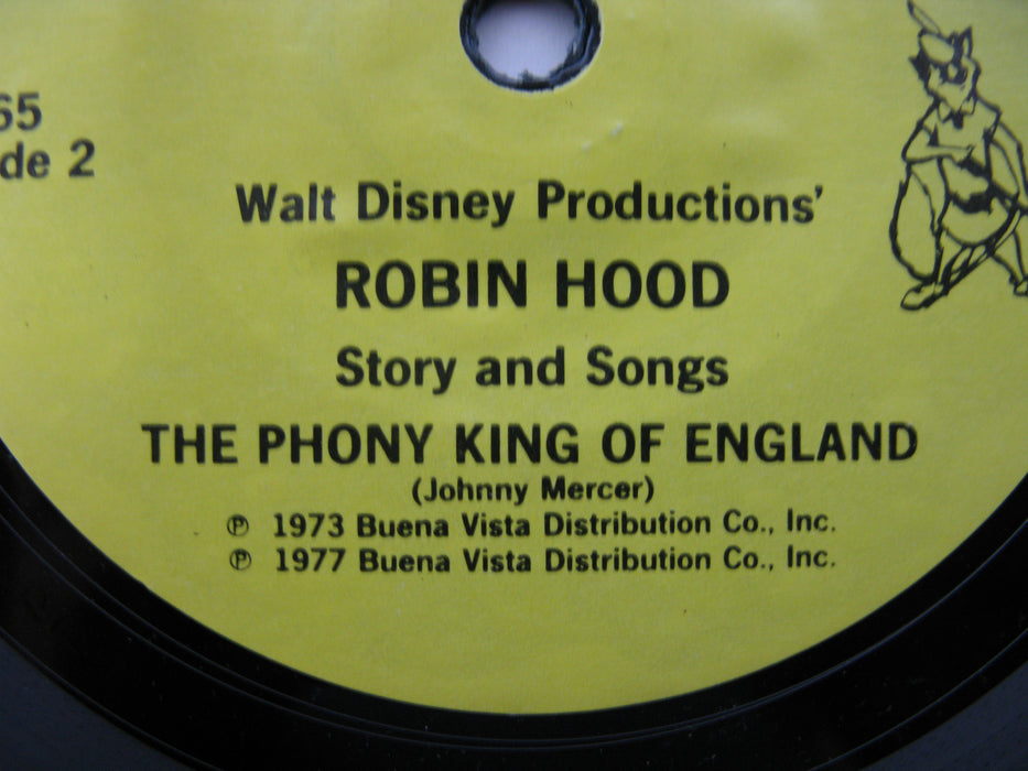 Walt Disney Productions' Story of Robin Hood Book with Record