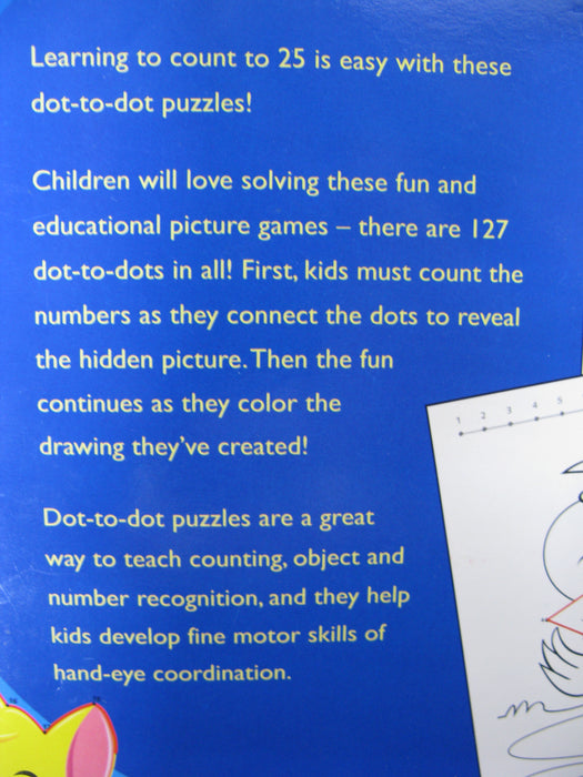 Dot to Dot-Numbers to 25 Coloring Book