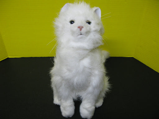 White Furreal Cat