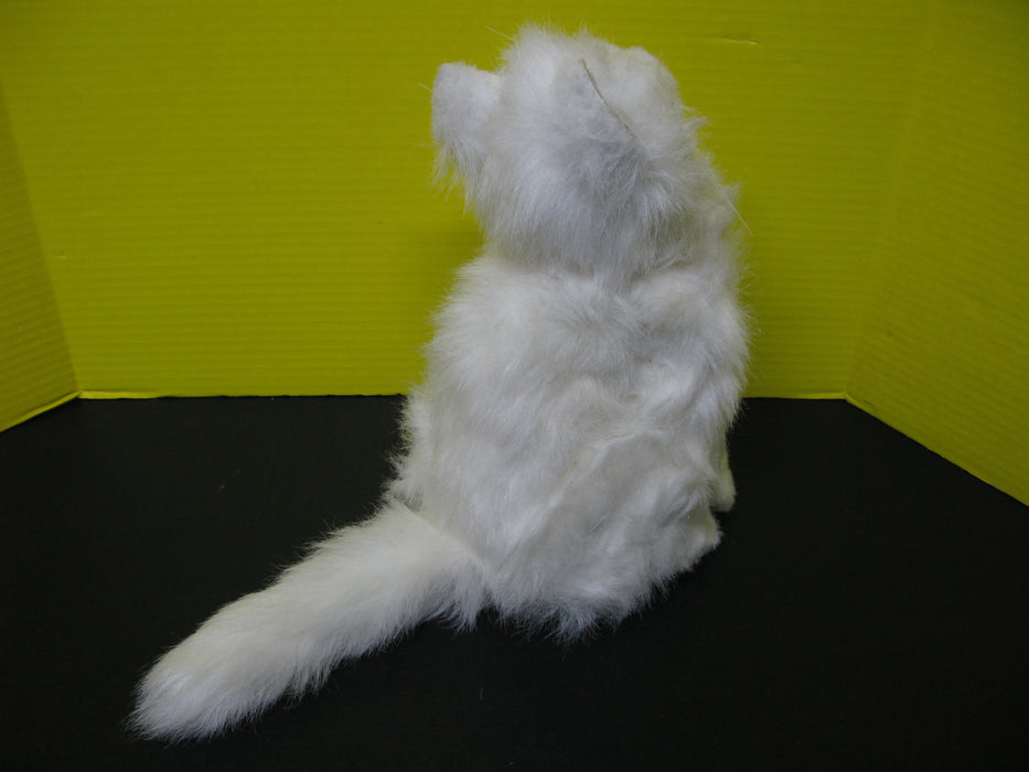 White Furreal Cat