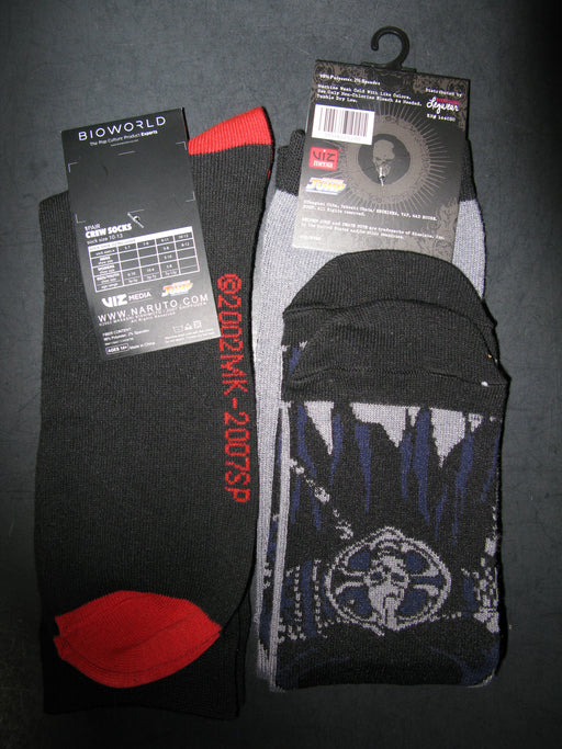 Naruto and Death Note Socks