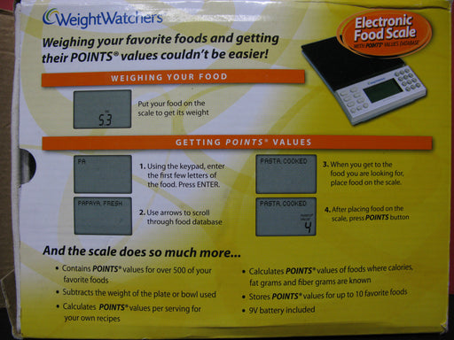 Weight Watchers Electronic Food Scale