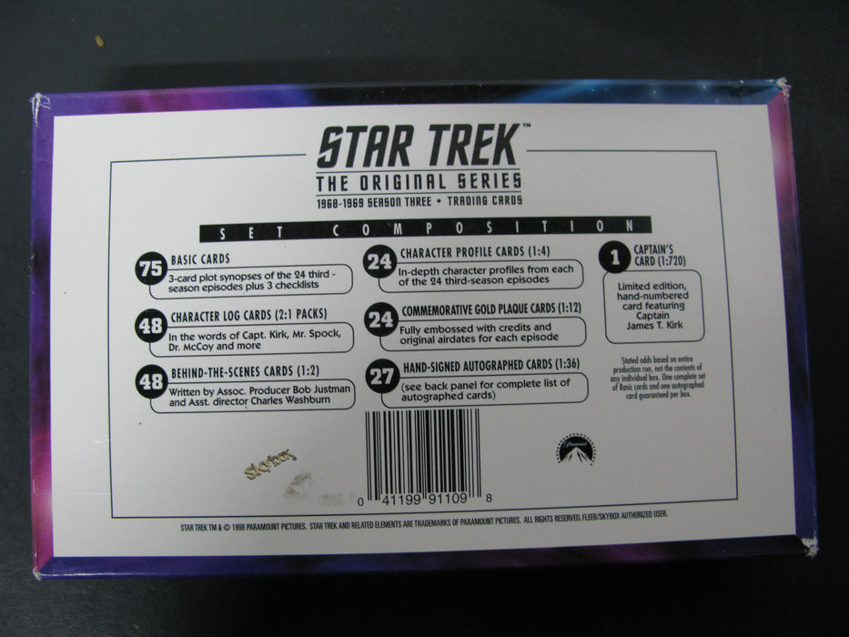 Star Trek The Original Series 1968-1969 Season Three Trading Cards