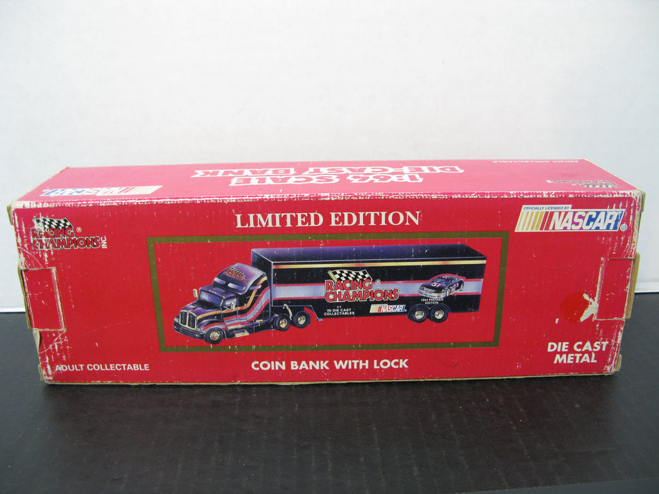 Racing Champions Coin Bank with Lock