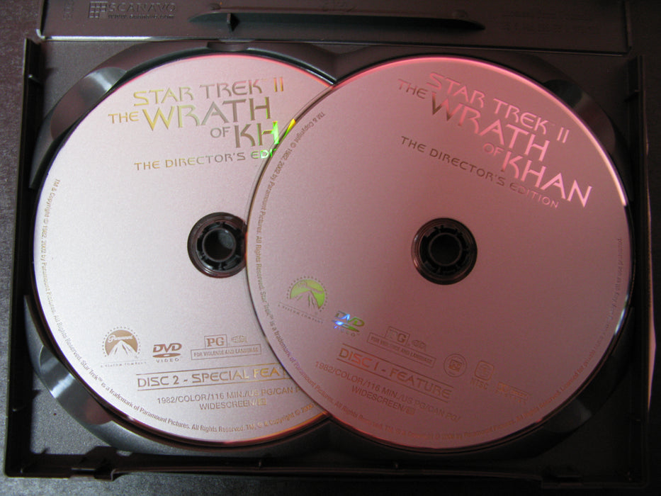 Star Trek II The Wrath of Khan DVD