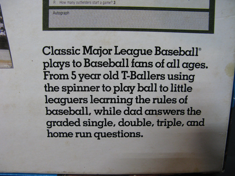 Classic Major League Baseball Board Game