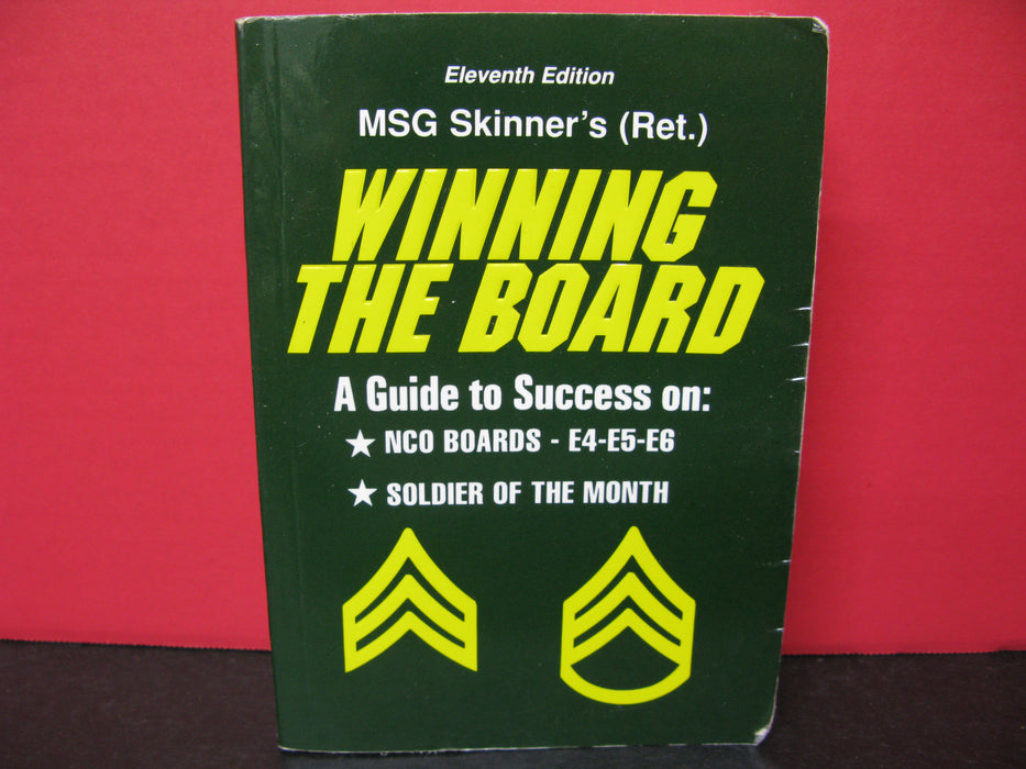 Eleventh Edition MSG Skinner's (Ret.) Winning The Board Book