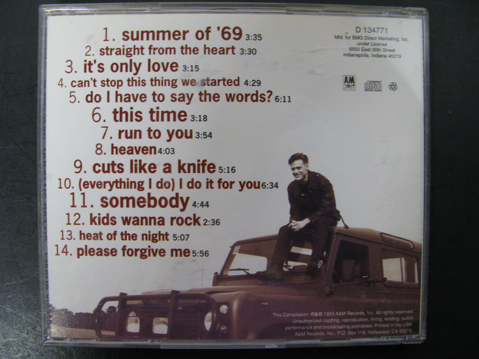 Bryan Adams-So Far So Good CD
