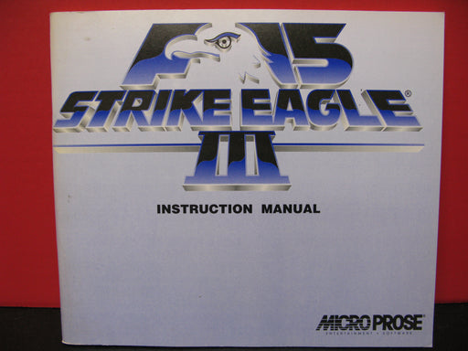 F-15 Strike Eagle III Instruction Manual