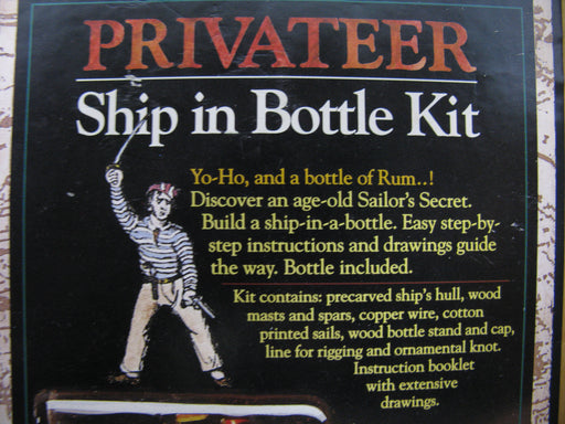 Privateer Ship in Bottle Kit