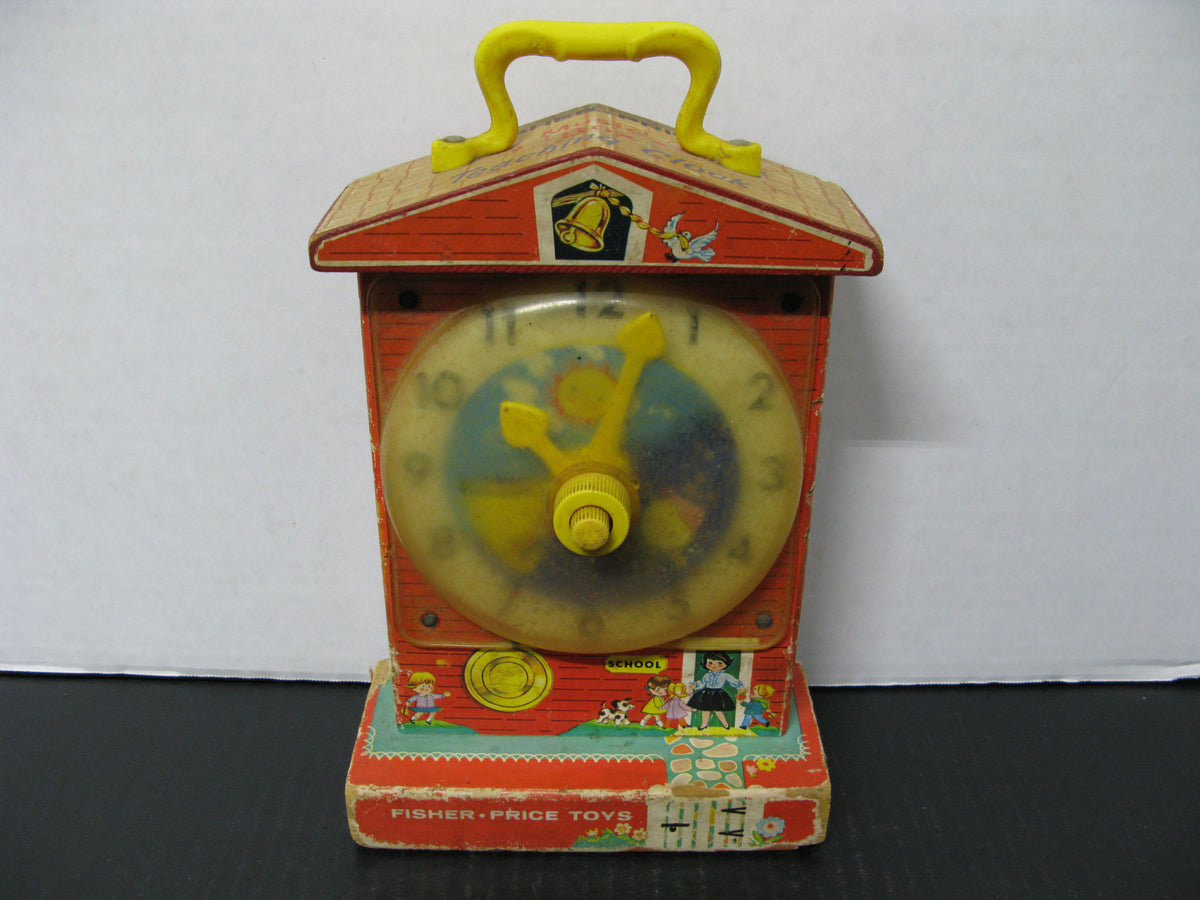 Fisher Price Music Box Teaching Clock — The Pop Culture Antique Museum