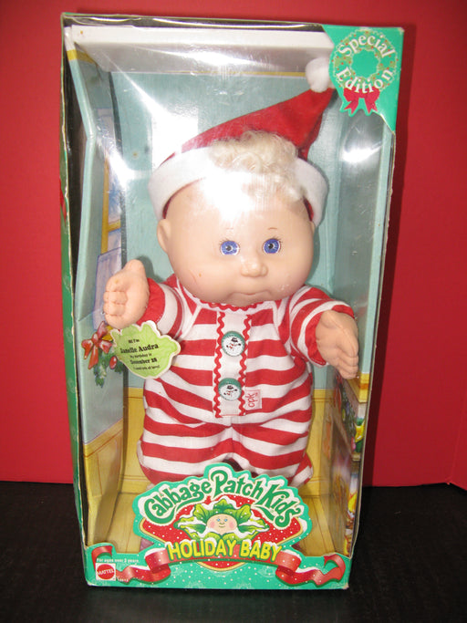 Cabbage Patch Kids Holiday Baby Mattel & Vintage Lunchbox with Thermos