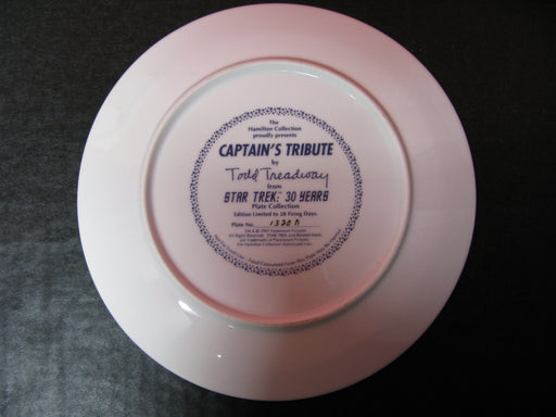 'Captain's Tribute' Star Trek Collectors Plate