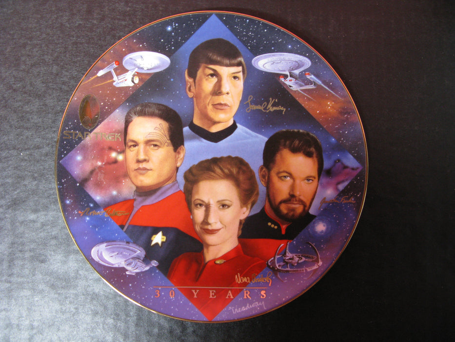 'Second in Command' Star Trek Collectors Plate