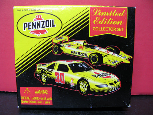 Pennzoil #21 Pennzoil Indy Car & #30 Pennzoil Stock Car