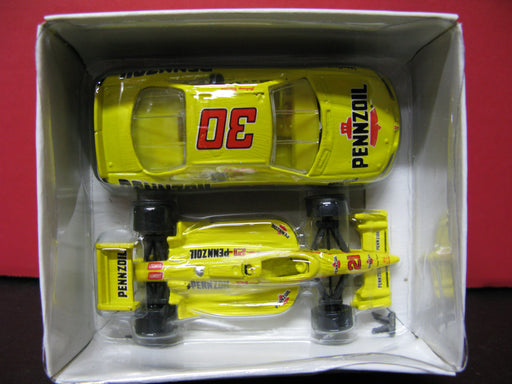 Pennzoil #21 Pennzoil Indy Car & #30 Pennzoil Stock Car