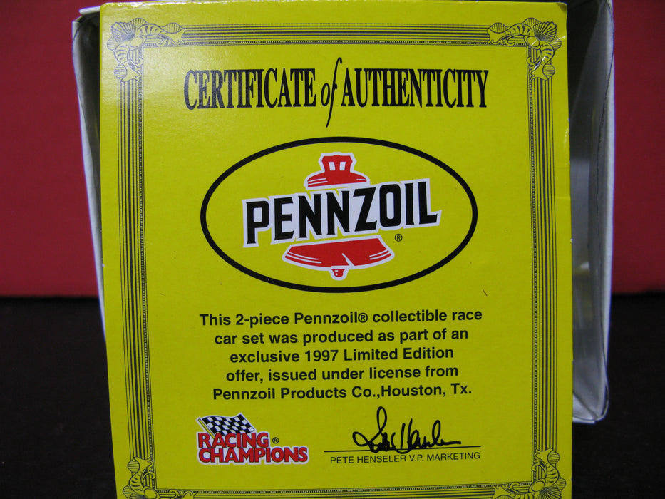 Pennzoil #21 Pennzoil Indy Car & #30 Pennzoil Stock Car