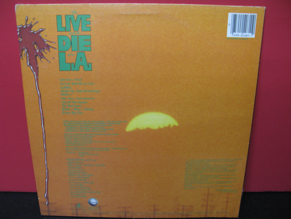Wang Chung Record - To Live And Die In L.a. Vinyl