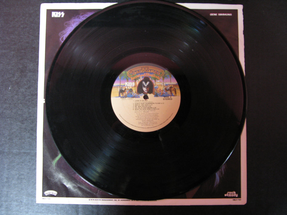 Kiss Gene Simmons Vinyl Record