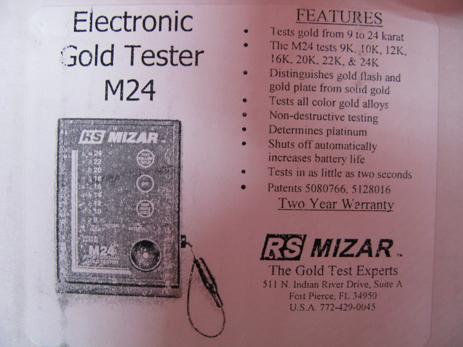 Electronic Gold Tester M24