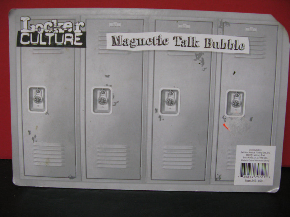 2 Locker Culture Magnetic Talk Bubbles