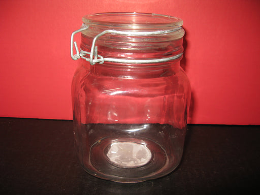 Glass jar and Ceramic Little Bowl